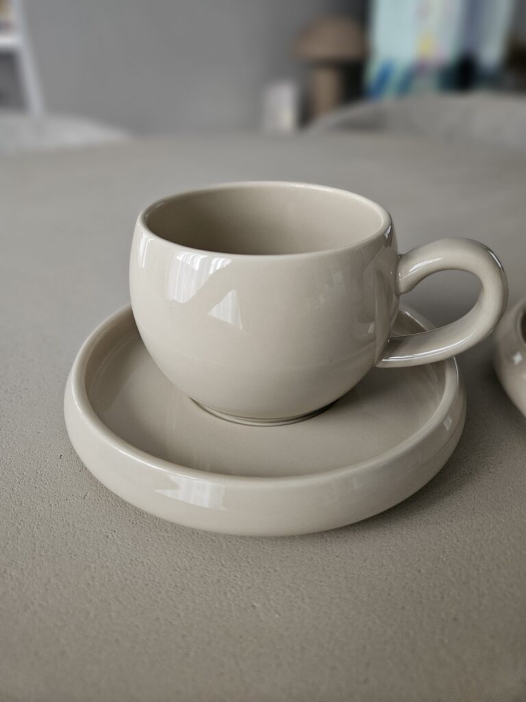 Service à café Galet Céleste 200 ml (coffret de 12 pièces)