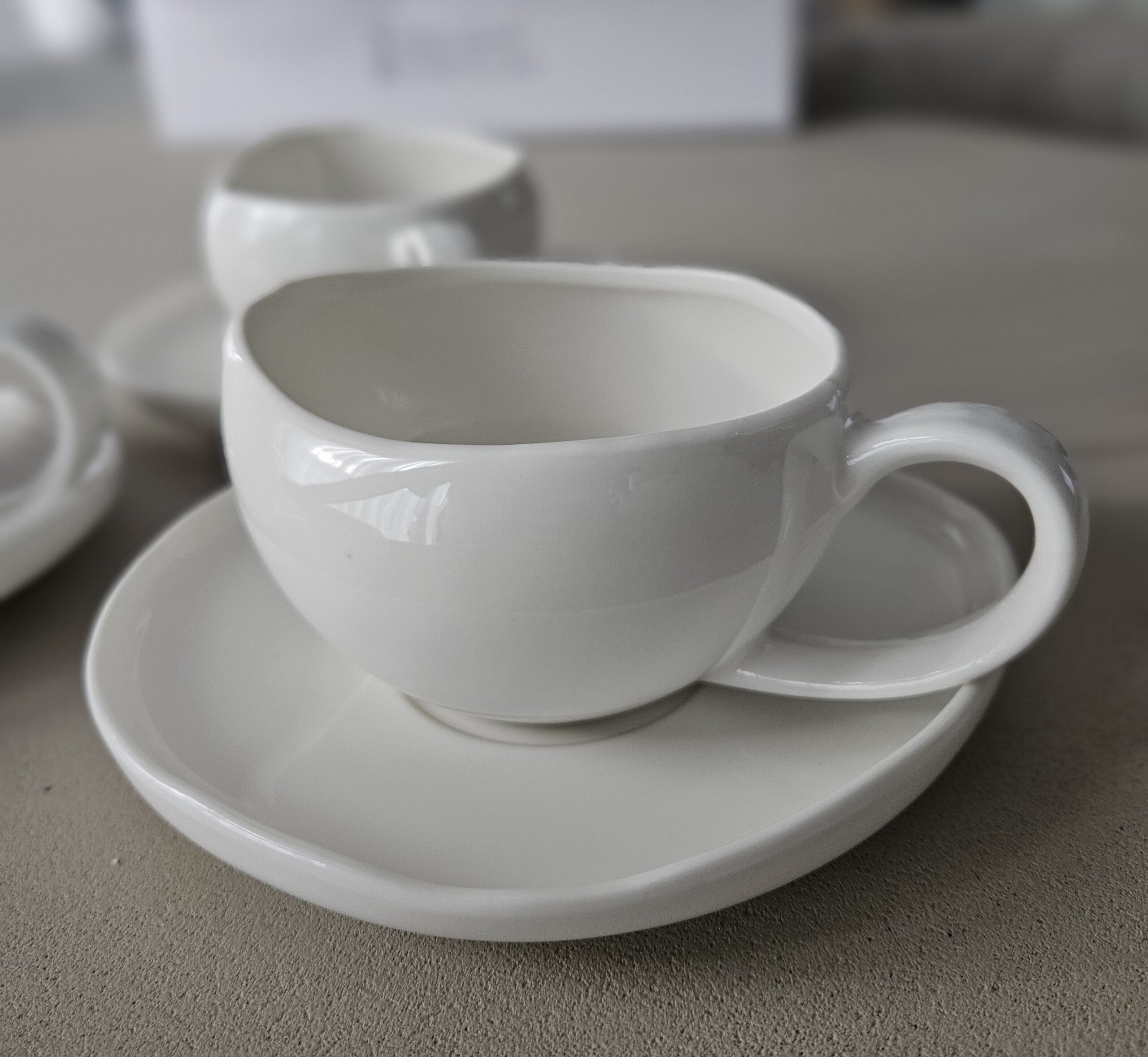 Service à café Perle Pure (coffret de 6 personnes - 12 pièces)