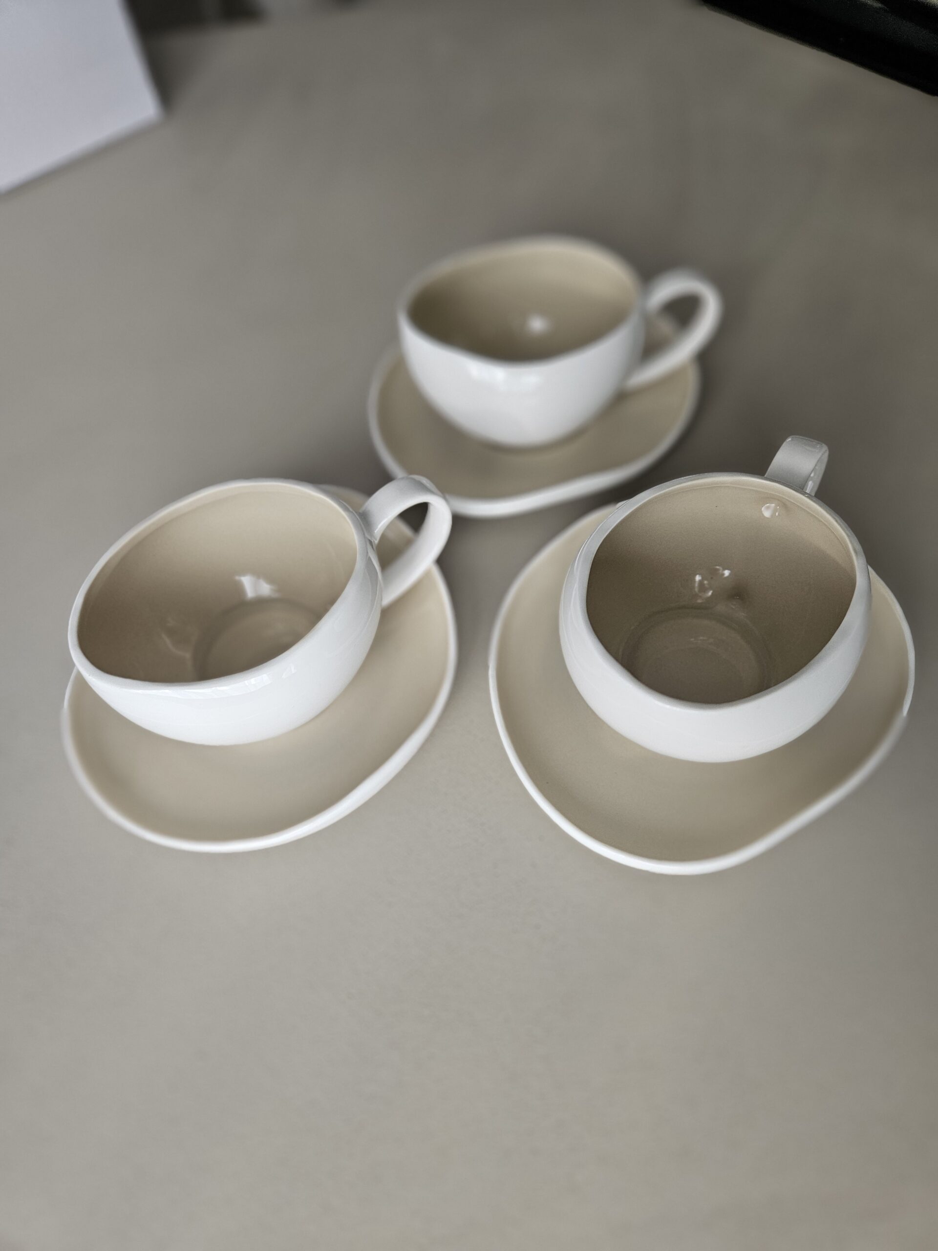 Service à café Sable d'Elégance (coffret de 12 pièces) – Image 4