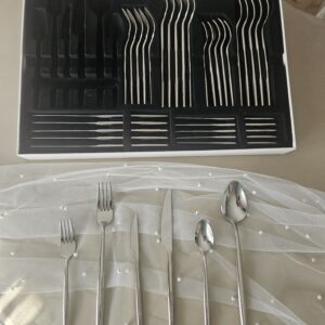 Coffret de couverts argentés (36 pièces - 6 personnes)