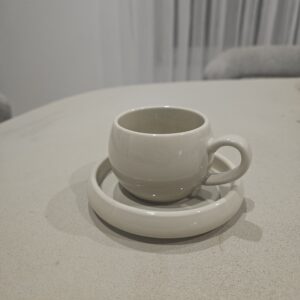 Service à café Galet Céleste 100 ml (coffret de 12 pièces)