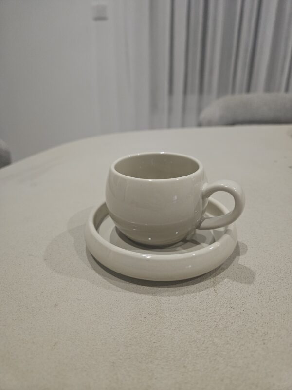 Service à café Galet Céleste 100 ml (coffret de 12 pièces)